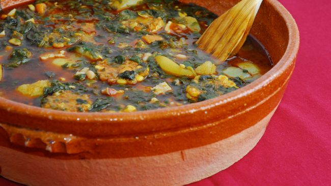 Receta potaje de berros Canarias