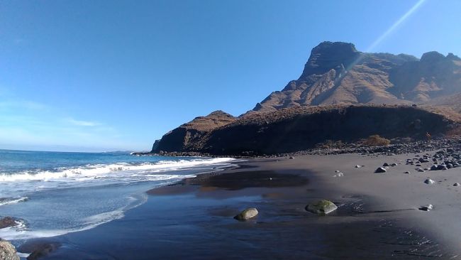 el risco playa en agaete